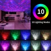 Lights Kuuple Starry Sky Galaxy Projector Nightlight Child Bluetooth USB Music Player Star Night Light Romantic Projection Lamp Подарки HKD230704