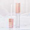 Bottiglia di lucidalabbra in oro rosa di alta classe da 4 ml Bottiglia di plastica vuota per olio cosmetico per labbra Tubo riutilizzabile Bottiglia di stoccaggio per rossetto liquido Hstmq