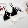 Reggiseni Reggiseno senza imbottitura ultra sottile transfrontaliero transfrontaliero per ragazze francesi Confortevole biancheria intima sexy in pizzo