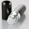 5ml Strumenti per il trucco di alta qualità Piccolo flacone spray per profumo di vetro in alluminio nero 5cc Atomizzatore cosmetico portatile F20172667 Kbtrq
