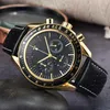 Omega handled rostfritt herrar urtavla works watchs clock mode watch 42vrhigh quality shop original original