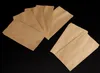 Emballage de protection 6x10/9x13/10x17/12x20cm sacs de semences en papier kraft brun sac d'isolement emballage de semences/enveloppe verticale de protection style 100pcs/lot 230704