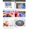 Boxes 5d Brand New Diy Diamond Painting Rose Flower Round Diamond Mosaic Cross Set Stool Vase Home Decoration Handmade Gift