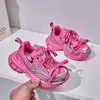 Zapatos casuales para niños 3Xl Correr Marca Paris Niños Niños Niñas Pista Zapatillas de deporte para correr Niño pequeño Zapato deportivo para niños Malla Corredor negro al aire libre