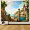 タペストリー幻想的な風景の滝の背景装飾タペストリー風景の装飾タペストリーホームデコレーション