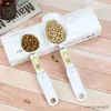 Measuring Tools Spoon Electronic Kitchen Scale 500g 0.1g Digital Measuring Spoon Food Flour Weight Volumn For Milk Coffee Scale Baking Supplies R230704