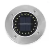 Pcs Solar Underground Light Stainless Steel Outdoor Plug-in Lawn Lamp Courtyard Garden Rainproof Villa Floor Decoration