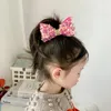 Accessoires pour cheveux nœuds coréens épingle à cheveux enfants Sequin mignon princesse Festival Performance Top Clip fille ne fait pas mal pinces à cartes