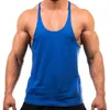 Mannen Tank Tops 2023 Stijl Jogger Gym Singlet Training Bodybuilding Top Vest Shirt Mouwloos Fitness Katoen Voor Mannen Groothandel 230704