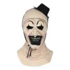 Joker Latex Mask Terrifier Art The Clown Cosplay Máscaras Horror Full Face Casco Halloween Latex Horror Clown Headgear L230704