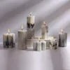 Świece geometryczne silikonowe formy świecy ręcznie robione cylindry aromatyczne świecy tworzące formy wystrój domu