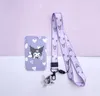 Adorável design de desenhos animados Melody Lanyards Porta-cartões de identificação de alta qualidade para ônibus de trabalho estudantil Estojo de cartões plásticos de crédito Lanyards personalizados