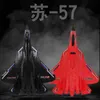 ElectricRC 航空機 RC 飛行機 SU-57 ラジコン飛行機ライト固定翼手投げ泡電動リモコン飛行機のおもちゃ子供のためのギフト 230703