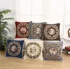 European Luxury Pillow Home Textiles & Garden Flower Printing Towel Cotton Linen Sofa Fall Decor Pillowcases YLW-043 60pcs/lot