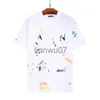 Herren-T-Shirts Gal Lavin Herren-Designer-T-Shirt Lässige Herren-Damen-T-Shirts handbemalte Tintenspritzer-Graffiti-Buchstaben lose kurzärmelige Rundhals-Kleidung J230704