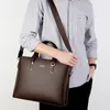 Aktentaschen Luxus Kuh Echtes Leder Business herren Aktentasche Hohe Kapazität Männlichen Schulter Tasche Männer Messenger Tasche Tote Computer Taschen 230703