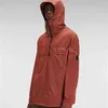 22ss Fashion Company Loose Nylon Hooded Jacket Men Ultra Light Orange Jackets Outdoor Pullover Coat