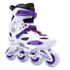 التزلج على الجليد المضمن أحذية Roselle Slalom FSK للأحذية التزلج على الشوارع البالغة عرض 90A PU Wheel ABEC9 Bearing Alloy Base Sneakers 230704