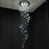 Pendant Lamps Nordic Simple Crystal Butterfly Lamp Decor Indoor Hall Staircase Villa Luxurious Hanginglamp Interior Decoration Fixture