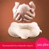 Pillows Breathable Stereotypes Anti-head Baby Protective Pillow 100% Cotton Latex Pillow For born 0-1 years old Head Shaping Pillow 230705