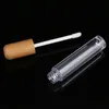 5ml Bamboo Lip Gloss Tube Makeup Bottle Cosmetic Eyeliner Tubo per ciglia Contenitore riutilizzabile Spedizione veloce F3268 Pwdvj