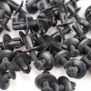 Nouveau 10/20/40/50pcs universel voiture pare-chocs garde-boue 8mm trou en plastique Rivets fixation vis voiture attaches Clips pour Nissan Toyota Focus Kia