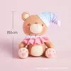 Supplies festives Pink Teddy Bear Baby Shower Cake Decor Balloon Ball Birthday Party Topper Set Heureux Nous pouvons attendre