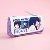 Anime OSHI NO KO Hoshino Ai Pencil Case Oxford Canvas Storage Bag Box Pencilcase School Pen Women Makeup