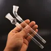 Adaptador de haste de tubo de vidro de tamanho grande 14 mm 18 mm Adaptador de difusor de haste de vidro grosso fêmea para Dab Rig Bong Acessórios para fumar