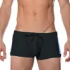 Shorts pour hommes Maillot de bain sexy en nylon pour hommes à séchage rapide Short de surf sport plage natation relais sac de bain Maillot De Bain 230705