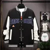 Herrenjacken Frühling Herbst Briefdruck Bomber Wollmantel Slim Fit Baseballjacken Herren Fleece Warme Oberbekleidung Damen Übergröße Streetwear Mäntel 230705