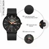 Autres montres Watch masculin Lige Top Luxury Imperproof Ultra Thin Date Watch Men's Steel Band Leisure Quartz Watch Men's Sports Watch 230704