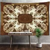 Tapestries Retro Mandala Pattern Tapestry Indian Style Symmetrical Art Wall Hanging Mandala Home Decor