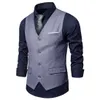 Hommes Gilets 9 Couleur Hommes Gilet Casual Formel Affaires Sociales Gilet Steampunk Costume Homme Mariage Taille Manteau Pour Hommes Costume Gilet S-6XL 230704