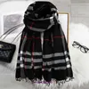 Factory Designer Original Bur Home Winter scarves online store 2023 Autumn and New Mens English Style Imitation Cashmere Plaid Scarf Womens Tassel Shawl for wa