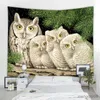 Tapestries Owl Animal Illustration Decorative Tapestry Wall Decor Tapestry Bedroom Room Aesthetics Home Decor