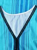 Roupa de banho solta terno de natação cobrir túnica para praia sarong beachwear impressão praia cobrir feminino casual vestido solto pareo kaftan vestido