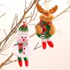 Novo alfinete de Natal pequeno pano pano pequeno pingente figura pingente de árvore de Natal suprimentos de decoração de Natal