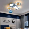 Plafonniers chambre d'enfants lampe d'avion moderne minimaliste nordique Led chambre principale lampes créatives confortables et romantiques