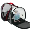 Gordijnen Draagbare Clear Bird Papegaai Transportkooi Ademend Vogeldrager Reistas Klein huisdier Konijn Cavia Chinchilla Outdoor Tas