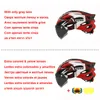 Casques de vélo SUPERIDE Hommes Femmes Casque de vélo avec rétroéclairage Sports VTT Casque de vélo Vélo de route Casque de vélo de montagne avec visière de lunettes 230704