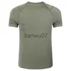 Herr T-shirts Skinny Tshirt Herr Sport Andas Snabbtorrt Träning Fitness Löpning Utomhus Kortärmad Muscle Bodybuilding Polyester T-shirt J230705