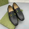 Mocassim masculino de marca Sapatos sociais de camurça marrom escuro Sola de couro Sapato executivo
