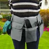 Storage Bags Garden Tool Bag Utility Belt Apron With Detachable Waterproof 4 Pockets Canvas For