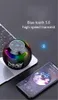 Haut-parleurs portables Smart Bluetooth Speaker Home Room Decora Alarme avec affichage FM Colorful Light Card Player Table Round New R230705