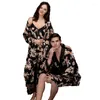 Women's Sleepwear Women 3 Pieces And Men Robe Satin Silk Couple Pajamas Set