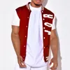 Heren Jassen Heren Jas Paar Straat Hiphop Retro Baseball Jersey Casual Sport Mode Veelzijdige Jas Korte Mouw Top 230705