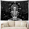 Tapestries Dome Cameras Skeleton Aesthetics Tapestry Wall Decorative Art Blanket Curtains Hanging at Home Bedroom Living Room Decor R230714