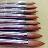 Nagelborstels Acryl Art Brush Metalen handvat UV Gel Builder Schilderij Bloem Tekening 100 Kolinsky DIY Manicure Gereedschap 10 12 14 16 18 20 24 230704