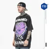 FG Men's Wear Spring Summer 2023 New Fashion Brand High Street Creative Love Print T-shirt de manga curta para homens e mulheres